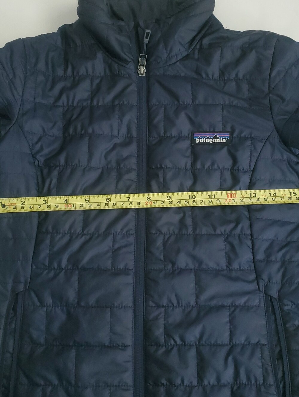 Patagonia Nano Puff Ultralight Puffer Jacket Quilted Navy Blue Women’s Size XS - Picture 12 of 12